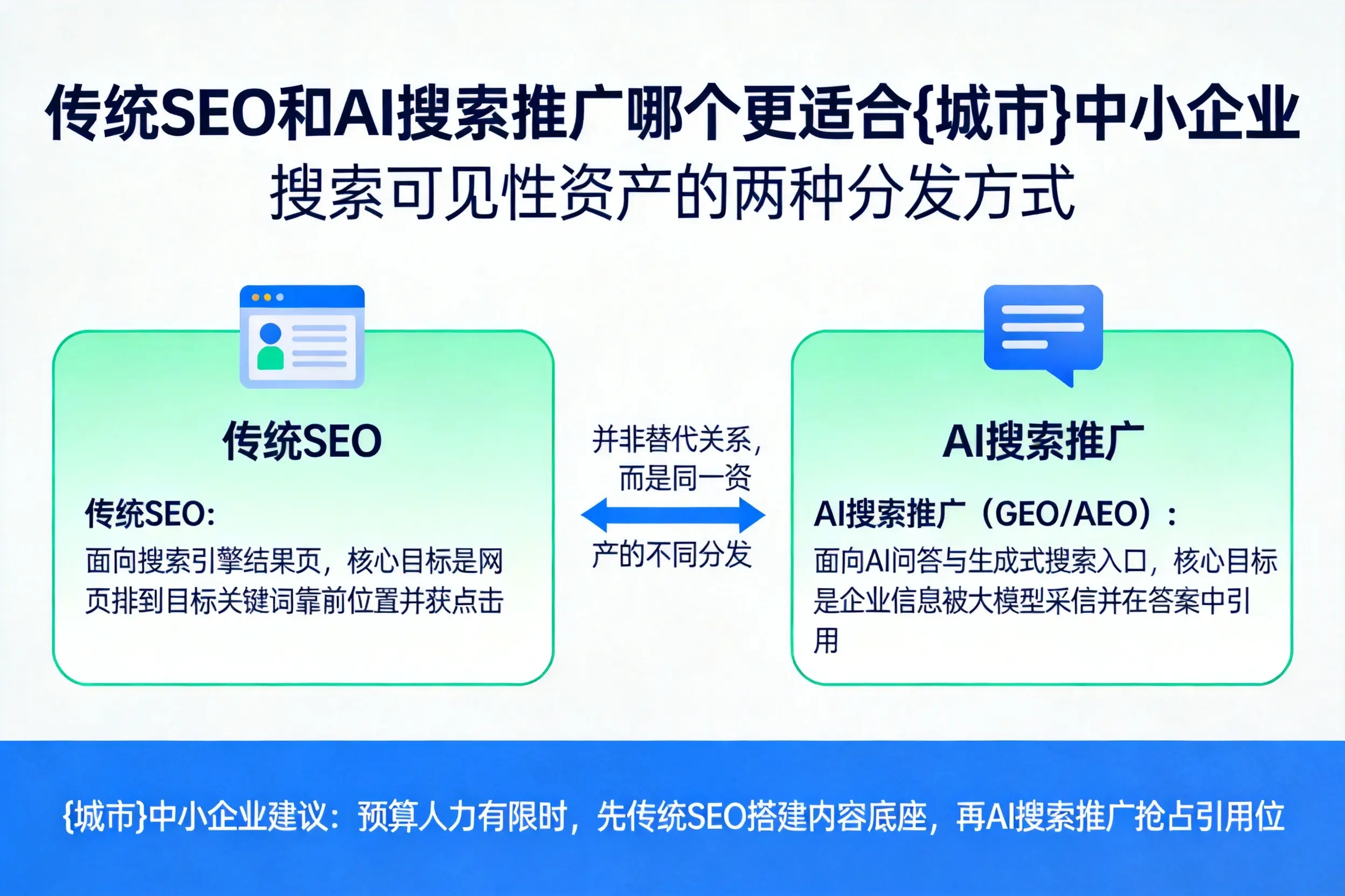 传统SEO和AI搜索推广哪个更适合九江中小企业