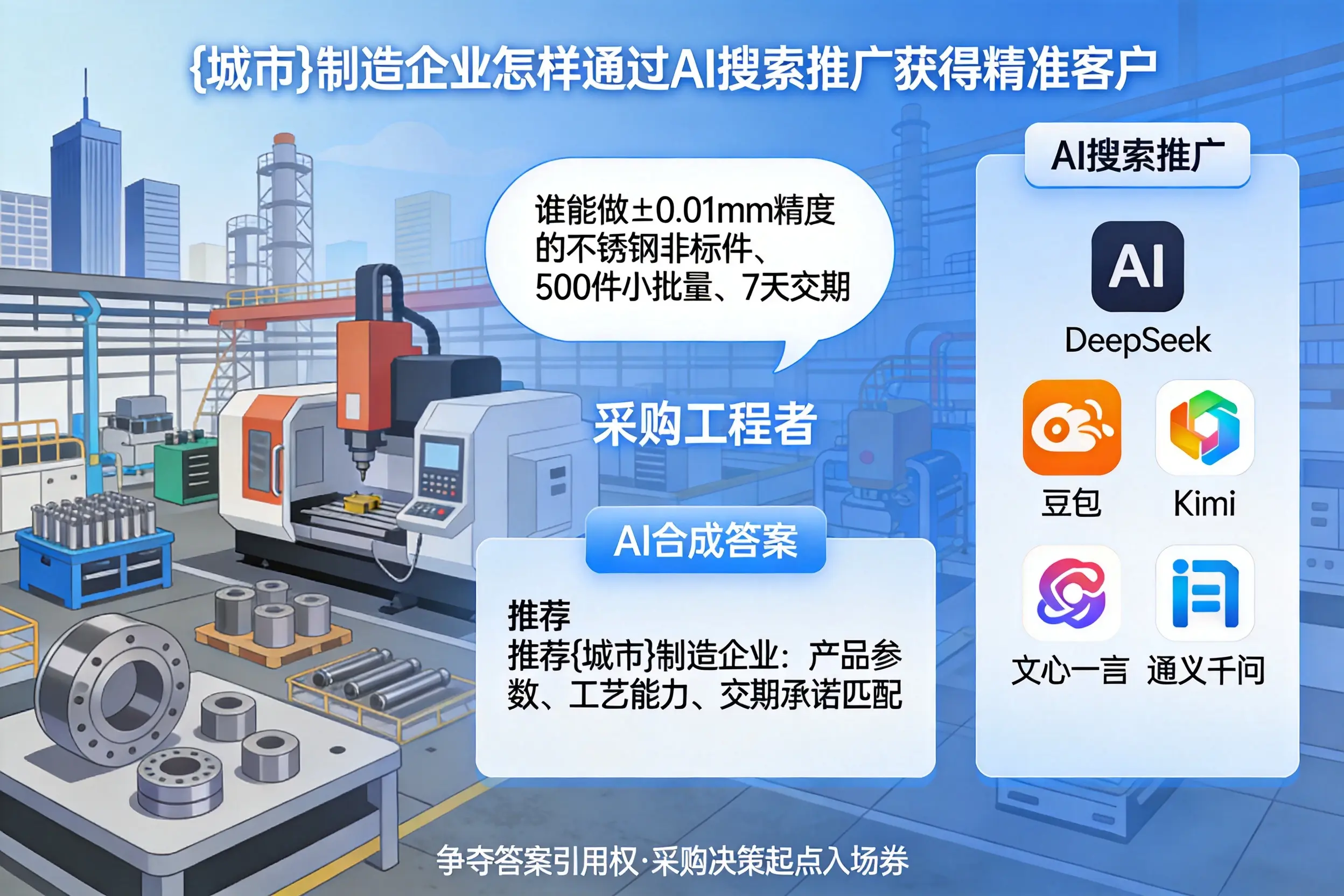 九江制造企业怎样通过AI搜索推广获得精准客户